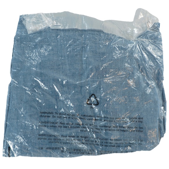 J.Crew Off-the-Shoulder Tie-Neck Top in Chambray - Picture 3 of 12